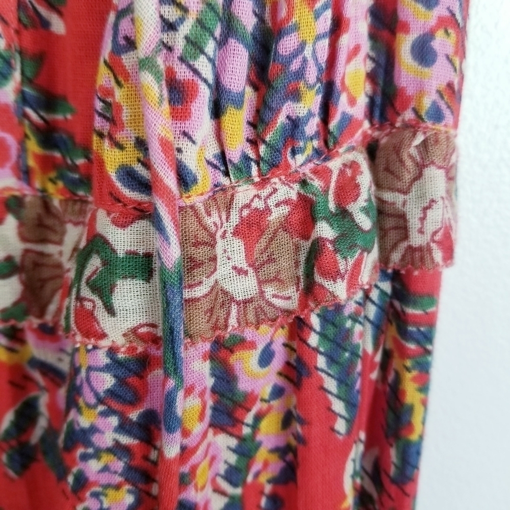 House of Harlow 1960 Floral Tiered Sleeveless Maxi Dress NWT - Picture 10 of 15